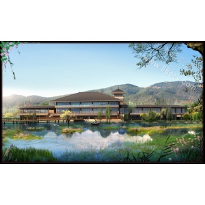 腾冲湿地公园规划项目效果图